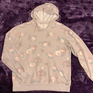 Women’s lightweight floral hoodie Large